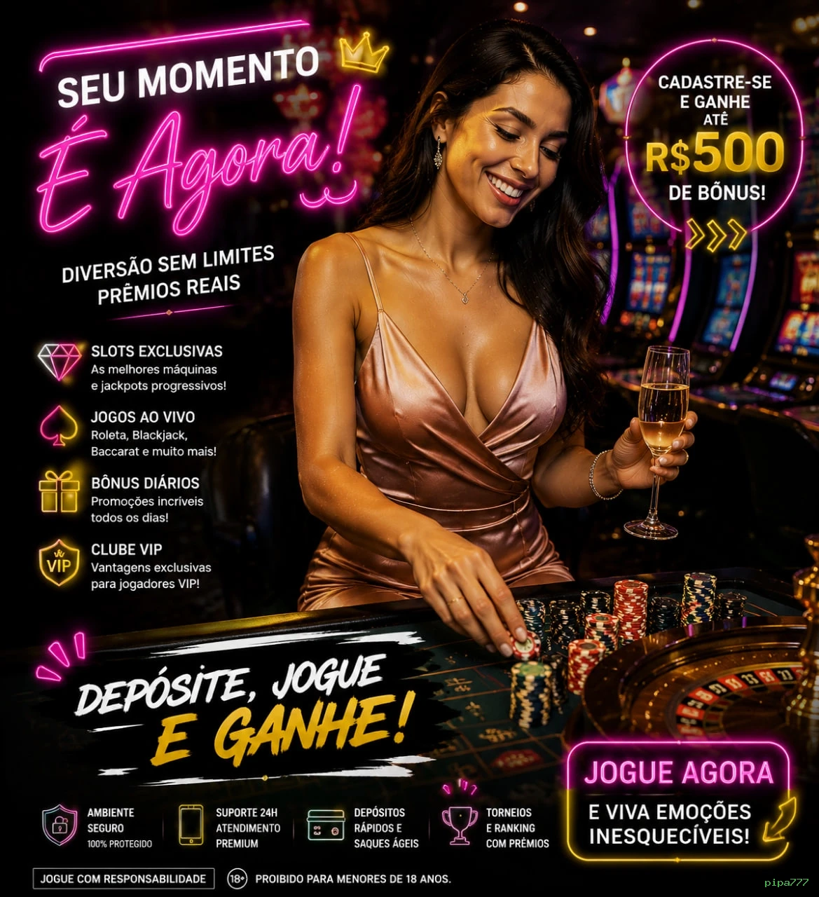 Cassino ao vivo pipa777 dealers